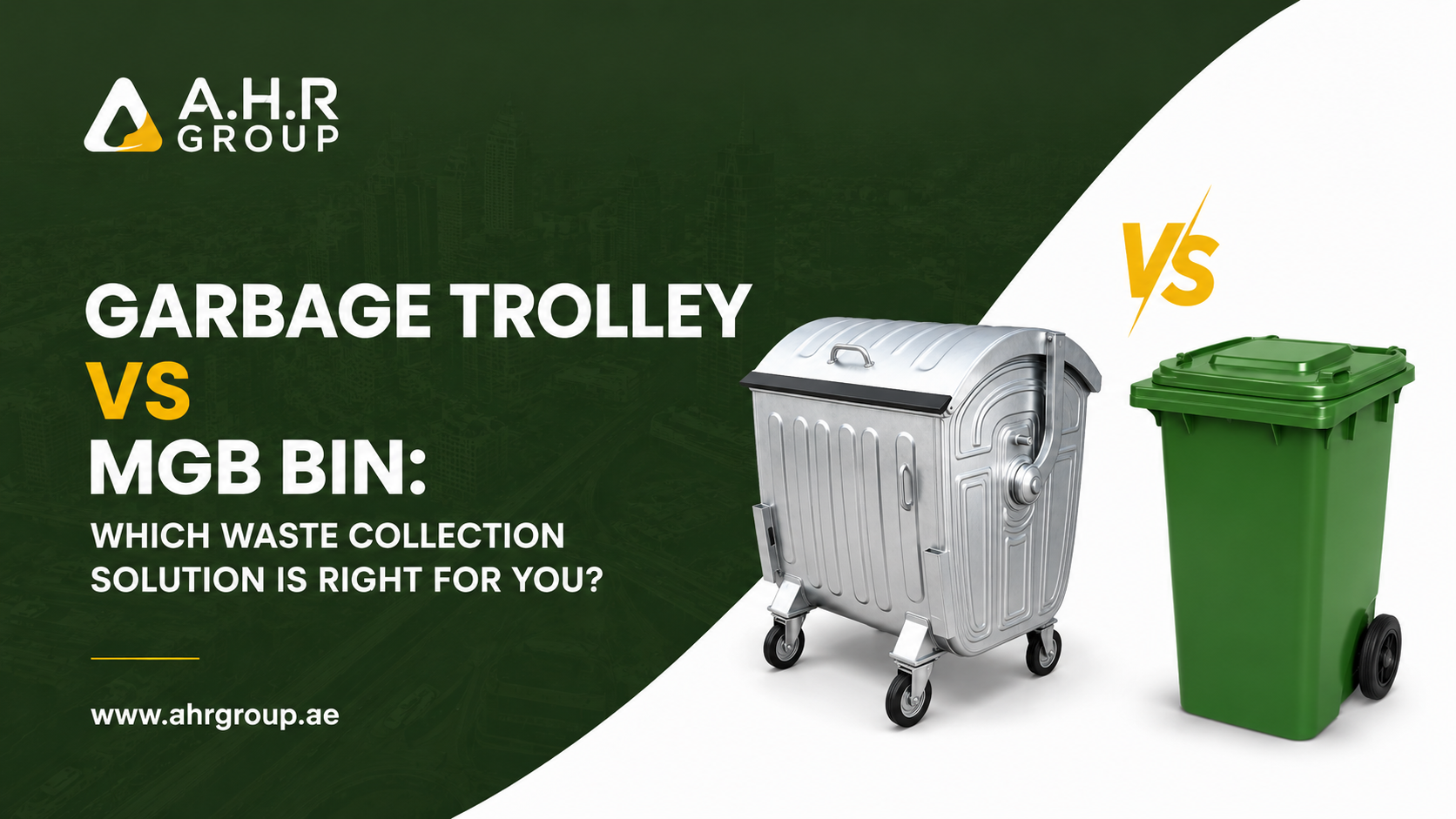 Garbage Trolley vs MGB Bin: Which Is Right for You?