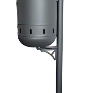 Post-Mounted Perforated Bin