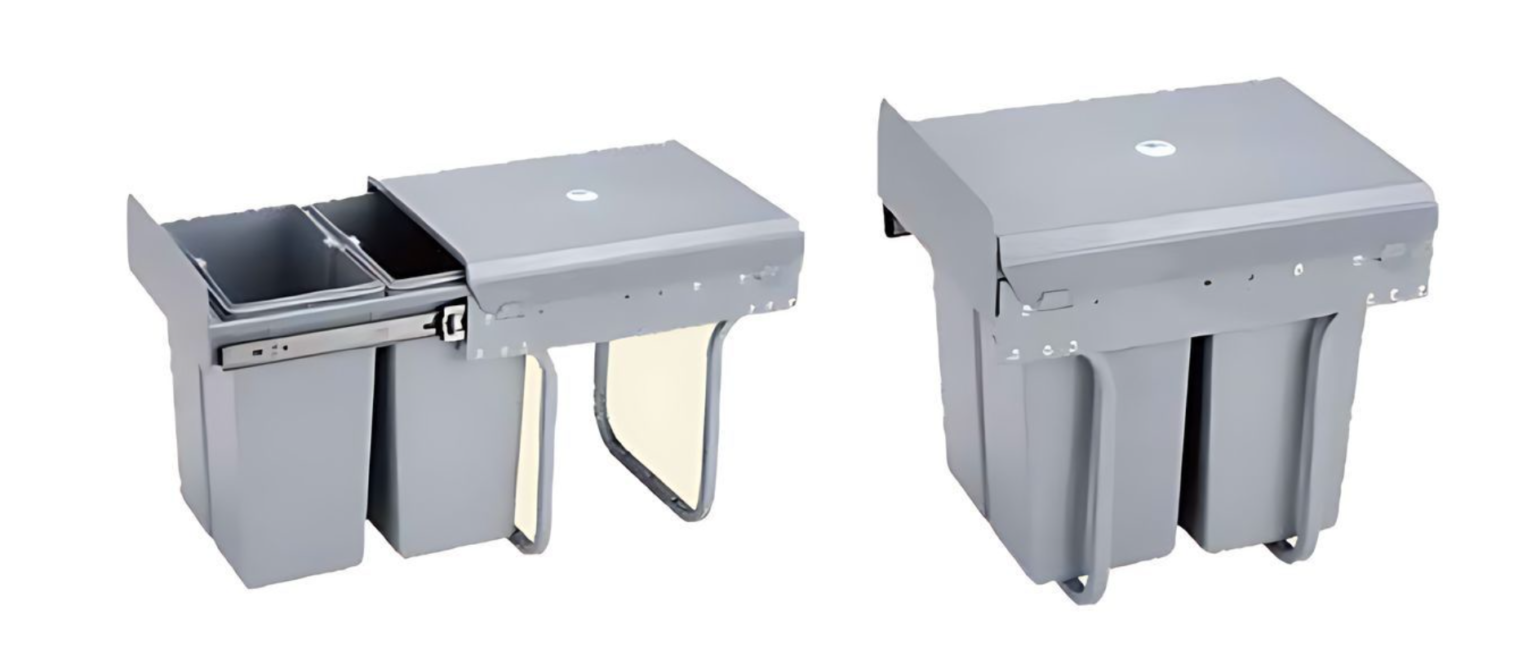 Pull-Out Kitchen Bin – 400 mm Cabinet
